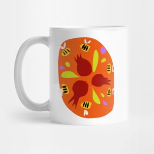 Pomegranates and Bees Mug